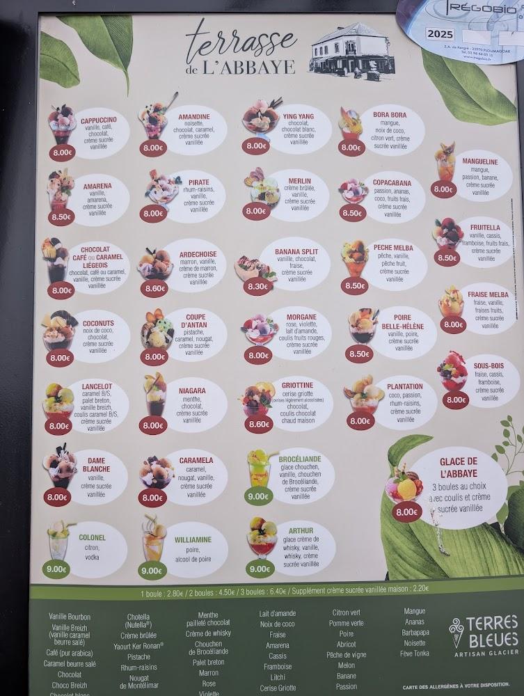 Terrasse de l'abbaye - Menu Image 2